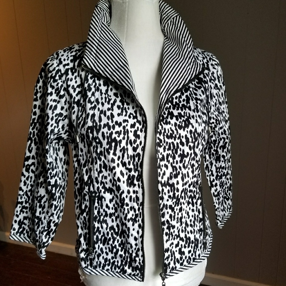 Animal print jacket